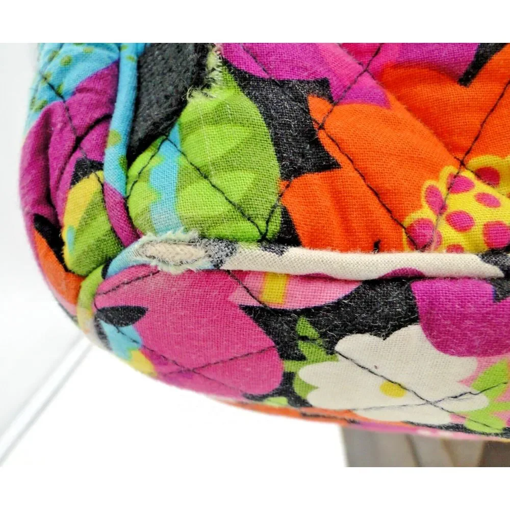 Vera Bradley Va Va Bloom Retired Pattern Backpack 4 Zip Pockets 2 Bottle Holders